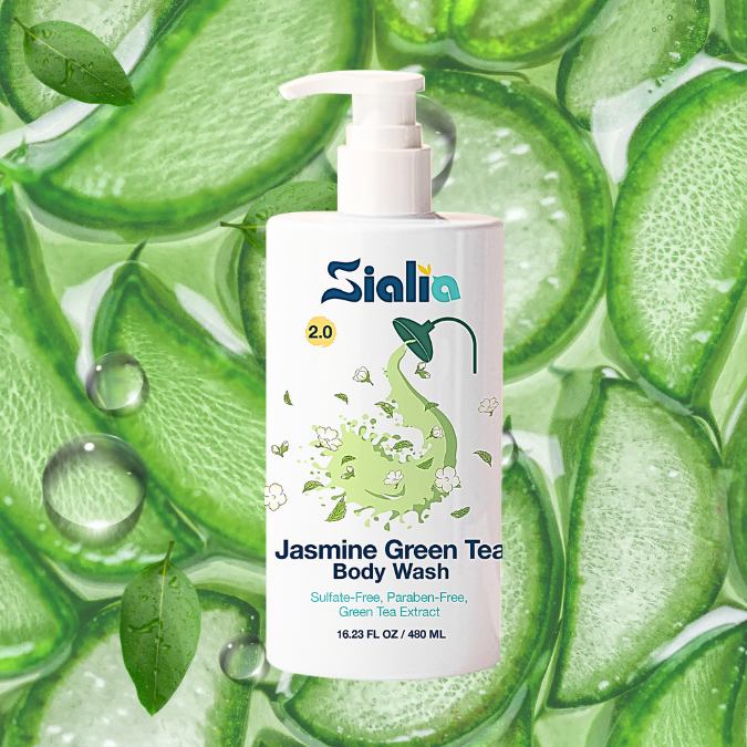 Sialia 2.0 Jasmine Green Tea Body Wash— Sulfate-Free | Paraben-Free | Alishan High Mountain Tea Farms