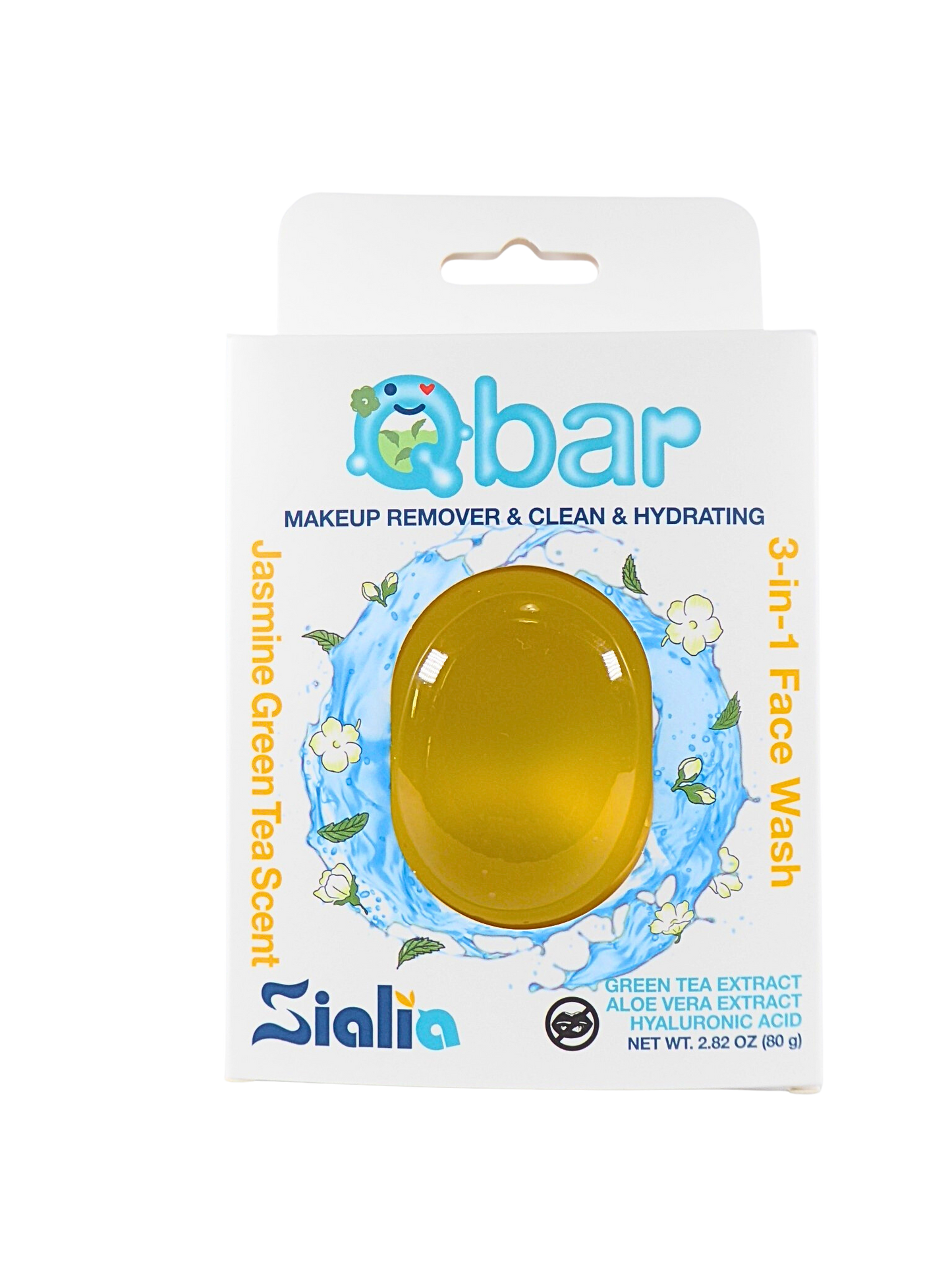Jasmine Green Tea Face Wash QBar—Hyaluronic Acid+ Tea+ Aloe Classic