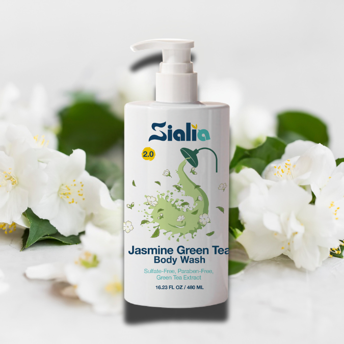 Sialia 2.0 Jasmine Green Tea Body Wash— Sulfate-Free | Paraben-Free | Alishan High Mountain Tea Farms