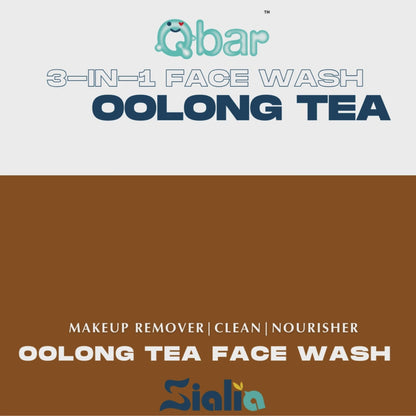 Oolong Tea Face Wash QBar– 3-in-1 Cleanser